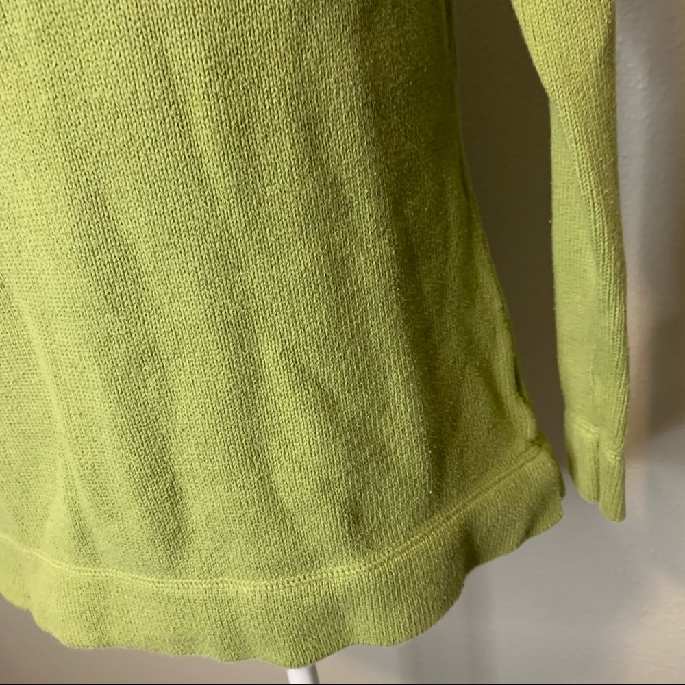 Eddie Bauer Green Knit Sweater - Picture 2 of 4